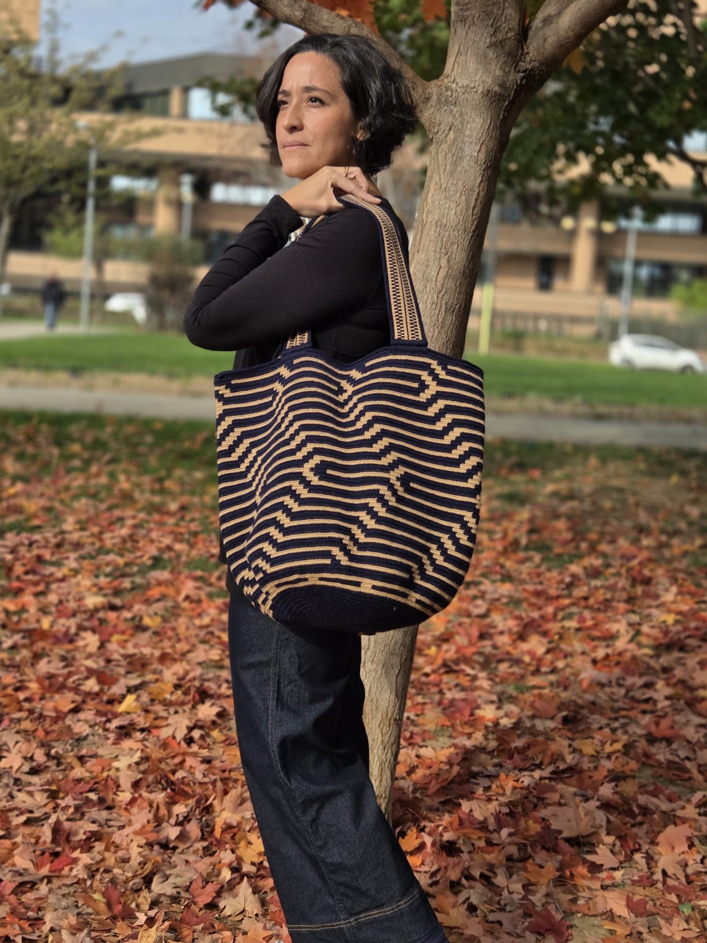 Mochilon Wayuu "caminos"