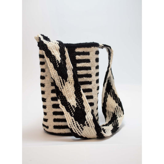 Small Blend wool crossbody Arhuaca bag - RIBS