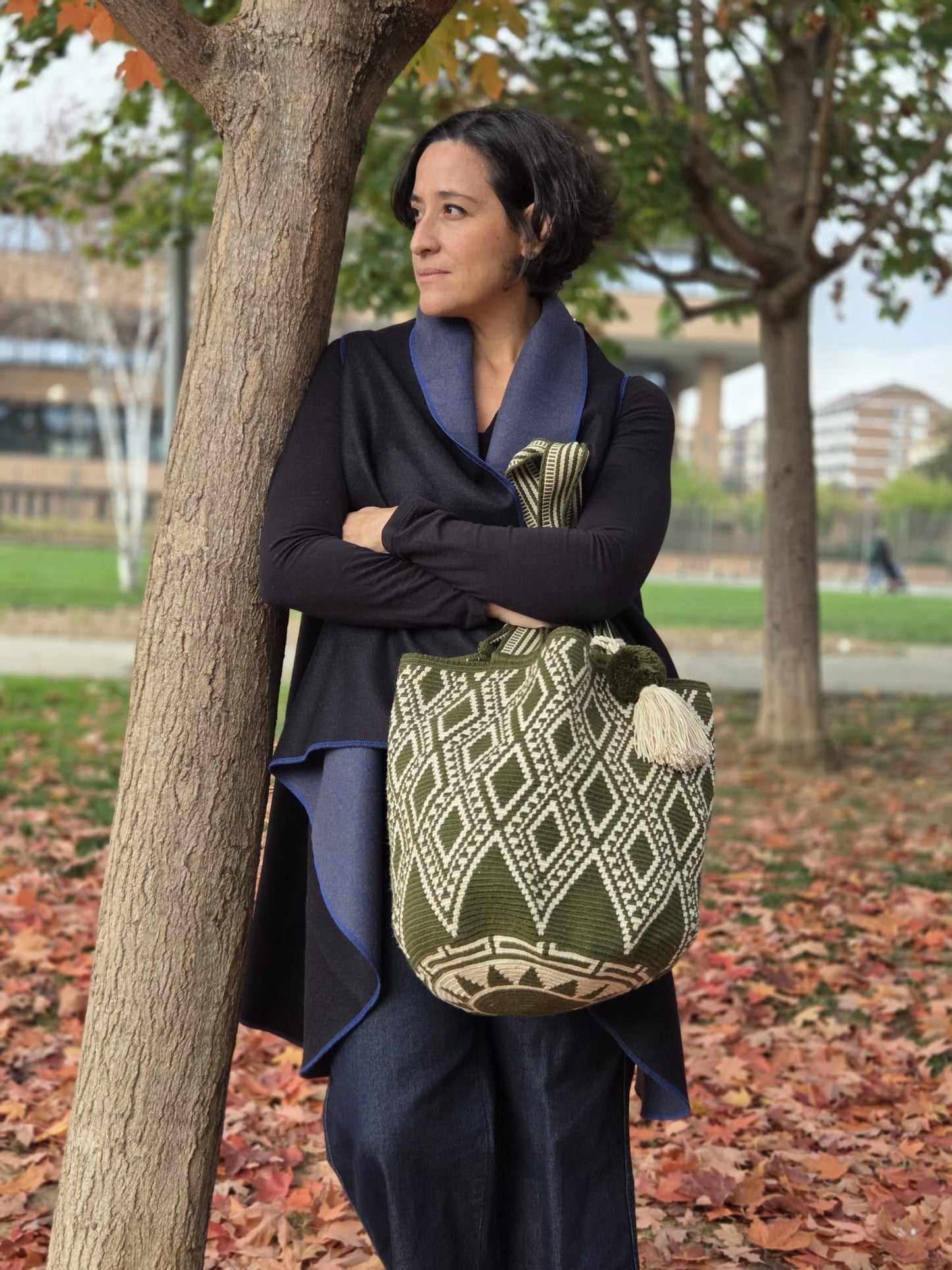 Mochilon Wayuu "colmena"