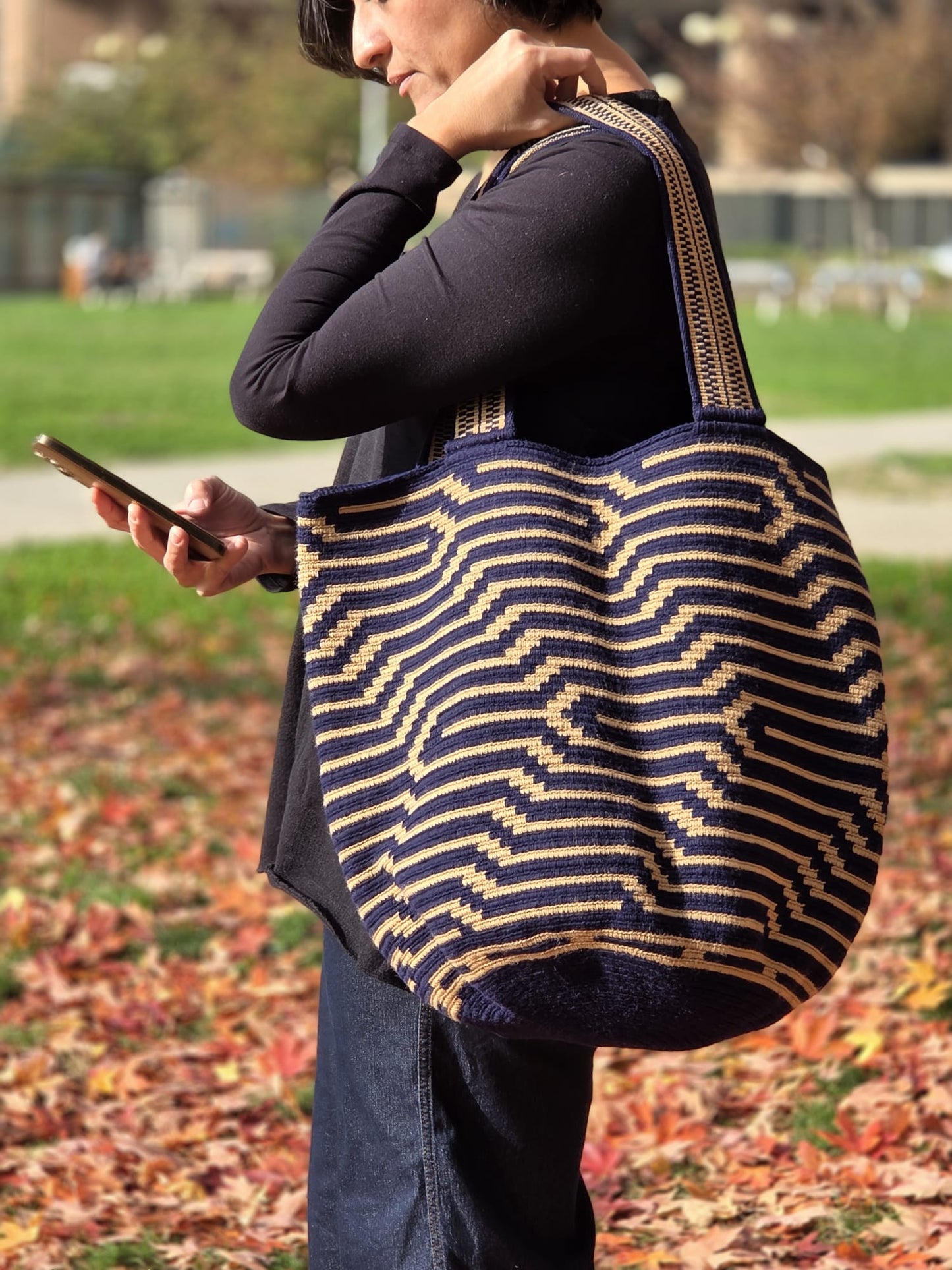 Mochilon Wayuu "caminos"