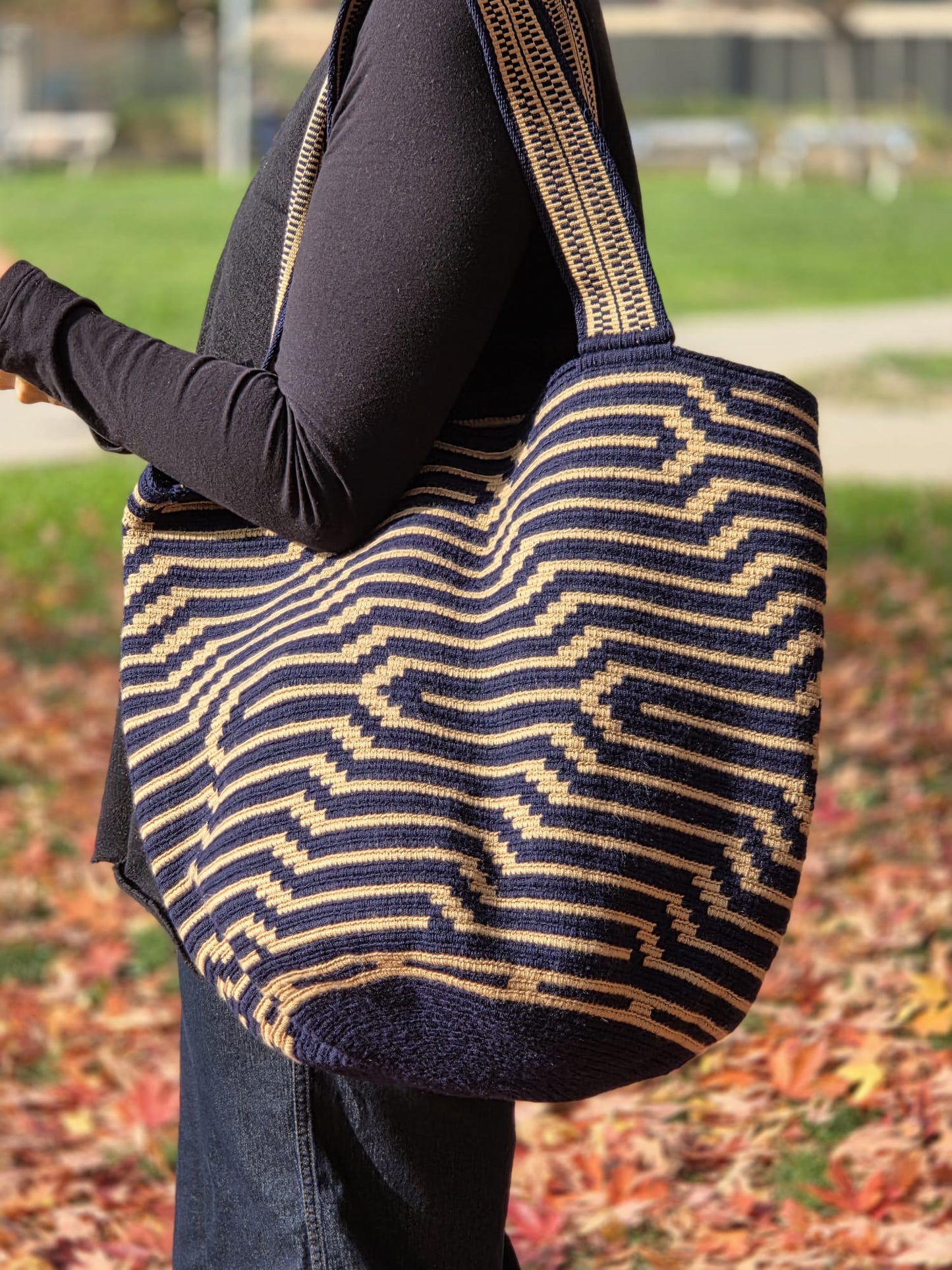 Mochilon Wayuu "caminos"