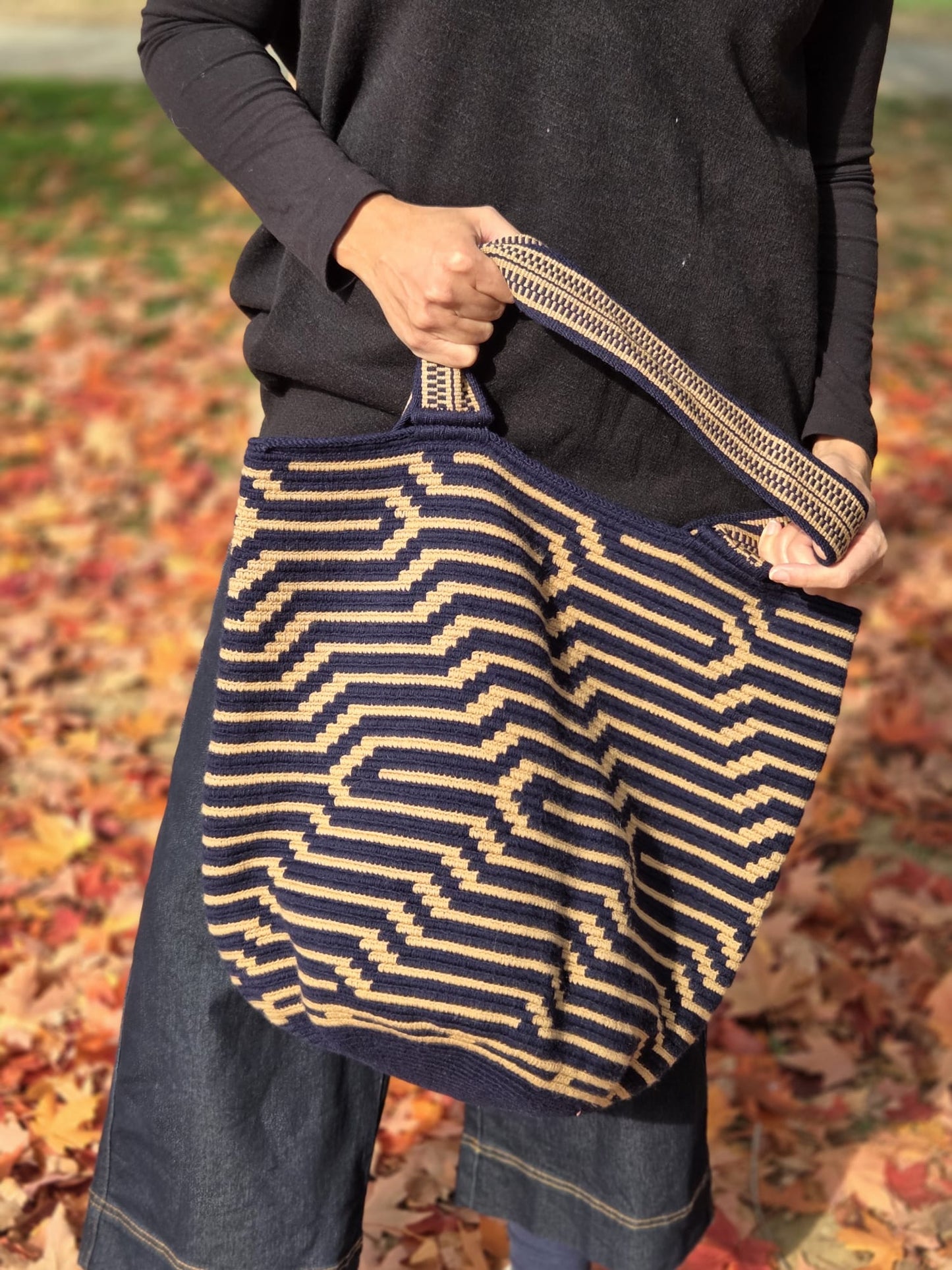 Mochilon Wayuu "caminos"