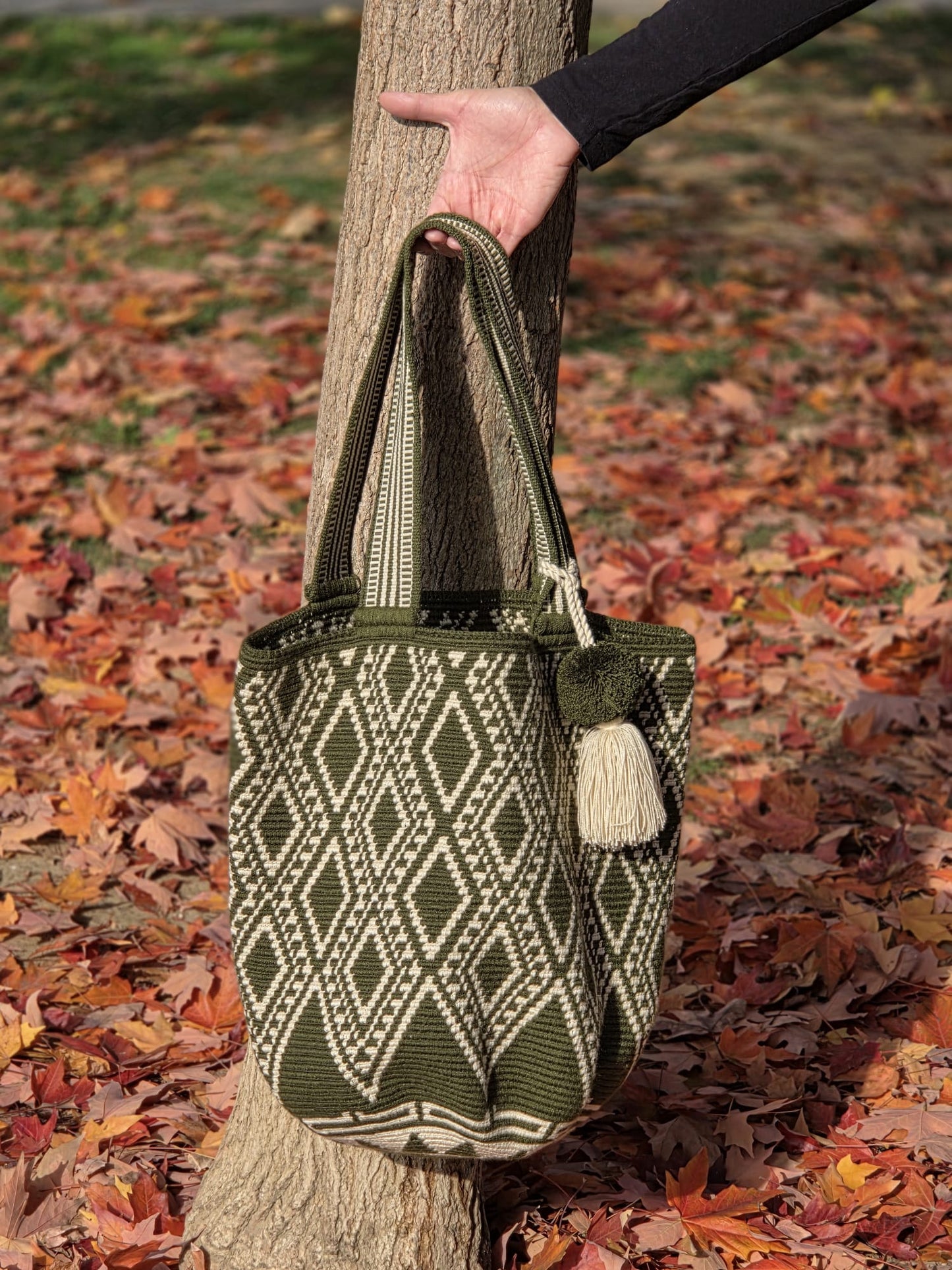 Mochilon Wayuu "colmena"