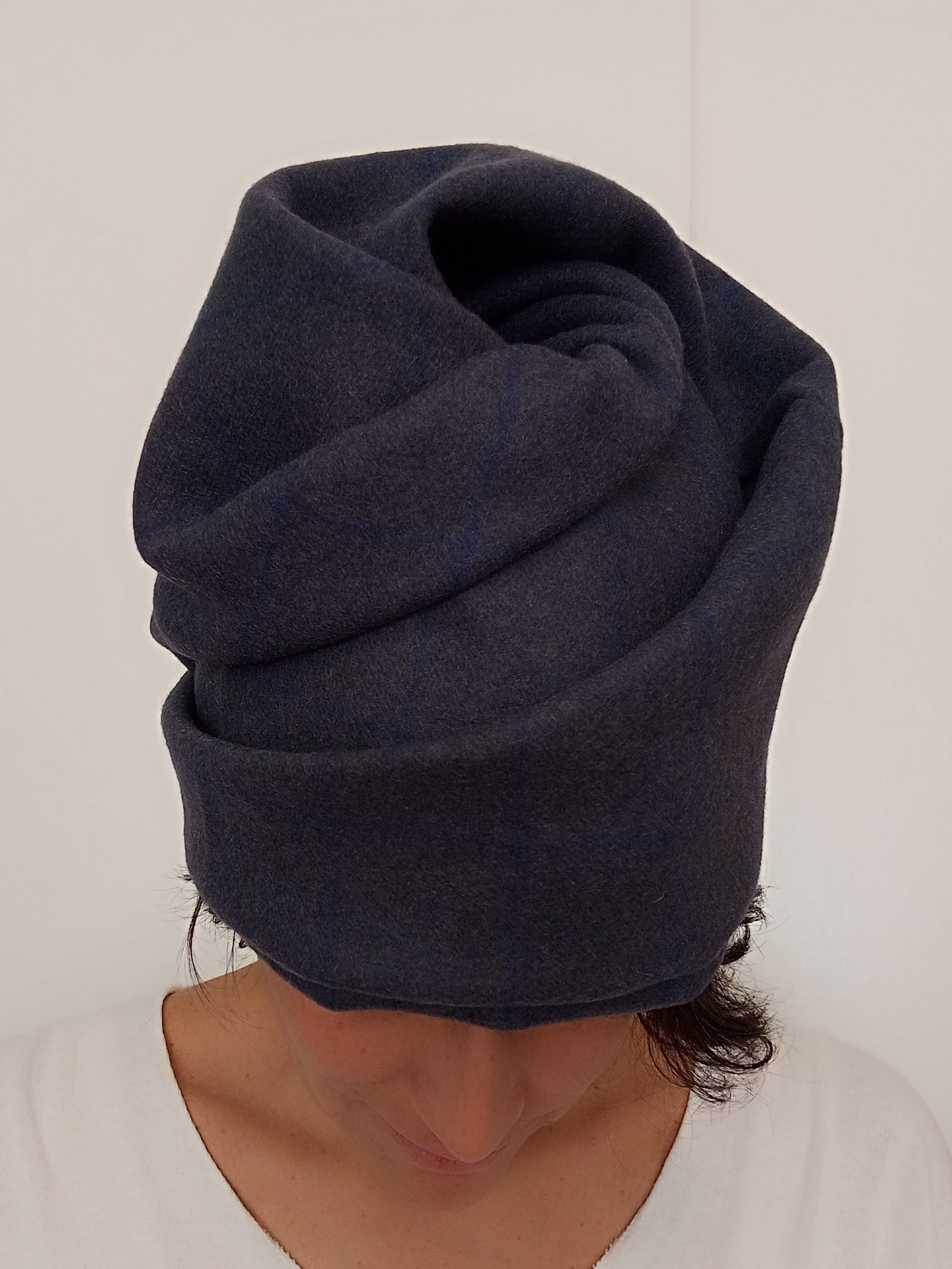 Cappello turbante lana cotta |  Handmade by La Zagara Lab