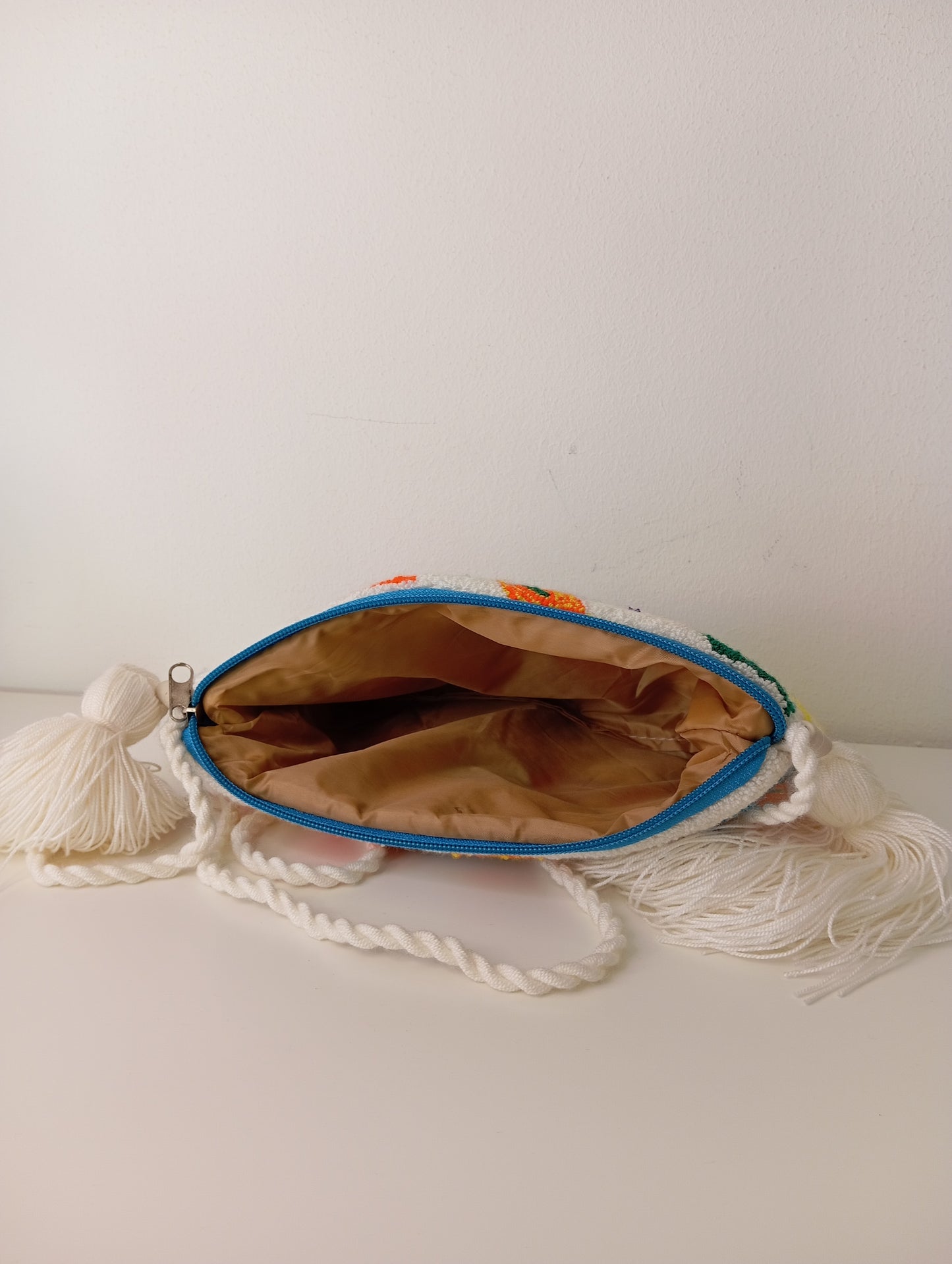 Wayuu Punchneedle shoulder bag - Fiori