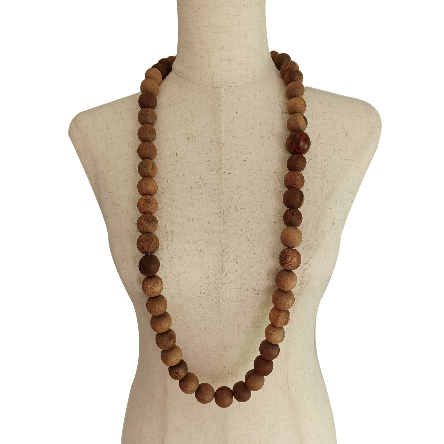 Wood and Tagua Necklace